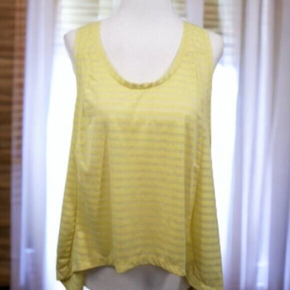 ZYIA Lemon Nimbus Split Back Tank XXL Activewear - Picture 16 of 16